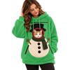Unisex Long Sleeve Pet Dog Pocket Sweatshirt Hoodie, Loose Casual Warm Pullover