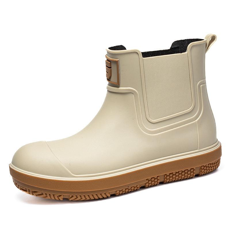 Kurze Gummistiefel PVC Wasserdicht Wasserschuhe Outdoor Abriebfeste Regenstiefel