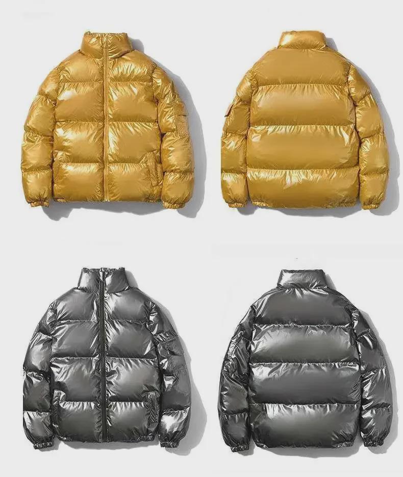 Pánská 2021 Reflexní Sametová Zimní Bavlněná Bunda - Trendy, Hřejivá a Velká Velikost