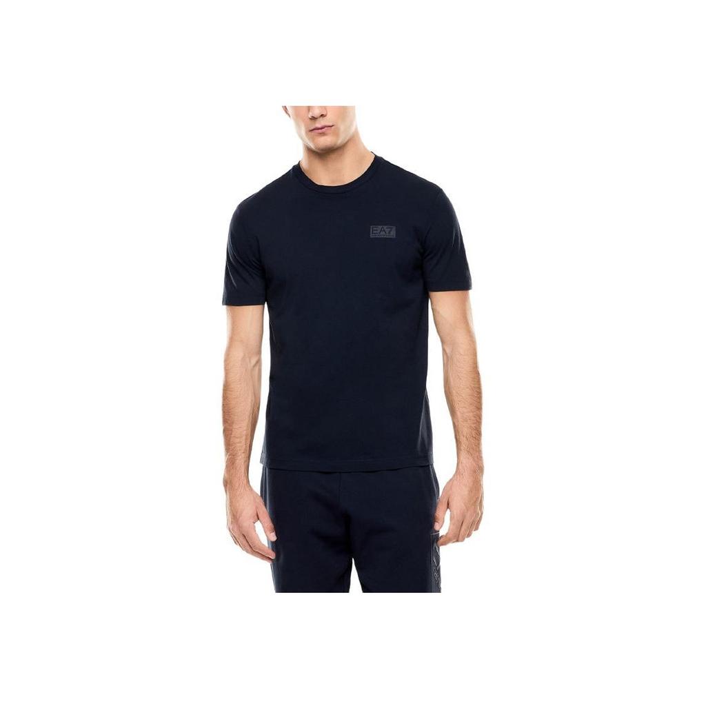 Emporio Armani EA7 Logo Print Crew Neck Short Sleeve T-Shirt Men Tops 7M001487-AF17789-UB102