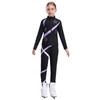 Girls Sports Set Shiny Rhinestone Star Contrast Color Long Sleeve Stand Collar Zipper Sweatshirt Colorblock Leggings
