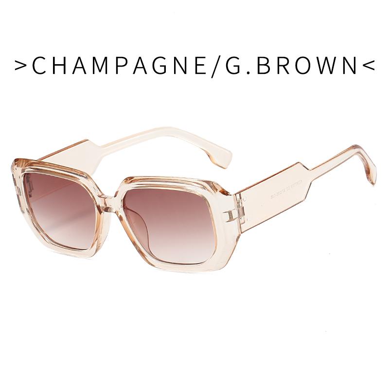 Men Vintage Rectangle Frame Sunglasses Fashion Retro Sun Glasses Luxury Brand Design UV400 Shades Eyewear Women Goggles