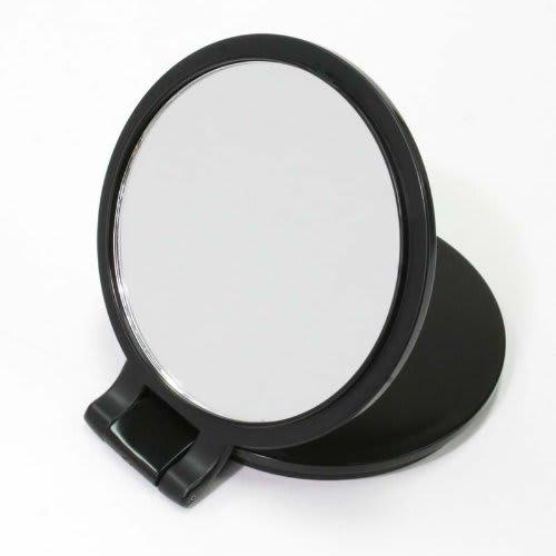 Yamamura YL-10 Double-Sided Compact Mirror with 10x Magnification, Black