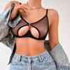 Sexy Perspective Lingerie Women's Underwear Sexy Lace Erotic Mesh Bra Panty Lingerie Sets Lace Push Up Bra Panties Underwear Set