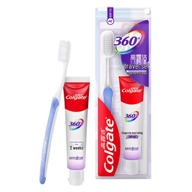 Colgate Portable Travel Toothbrush & Toothpaste Set