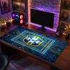 Brazil Football Crest Mouse Pad, Extended Non Slip Rubber Desk Mat for Gaming Office Laptop Fan Gift