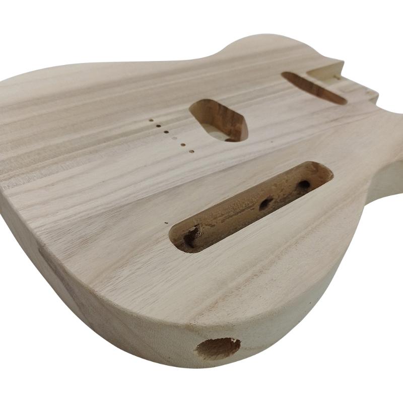 Unfertiger Gitarrenkörper Poliertes Holzart, DIY, T-Stil Gitarrenzubehör