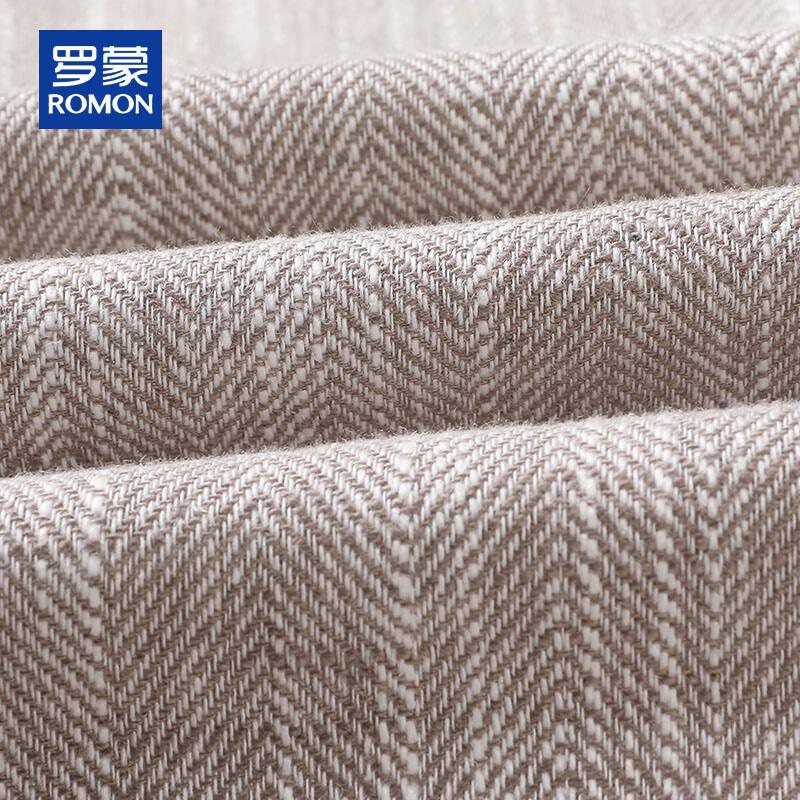 ROMON Pánské ležérní sako úzkého střihu ze směsi lnu