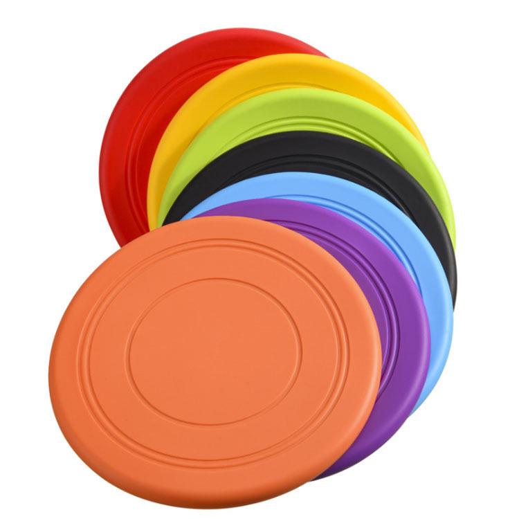 Silicone Bite-Resistant Dog Flying Disc - Floatable Outdoor Training Toy