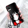 Black Case for Xiaomi Redmi 13C Note 9 iPhone XR 7 8 14 15 11 12 13 X XS Pro Max Samsung A25 S23 S24 FE Ultra Plus Hell Girl
