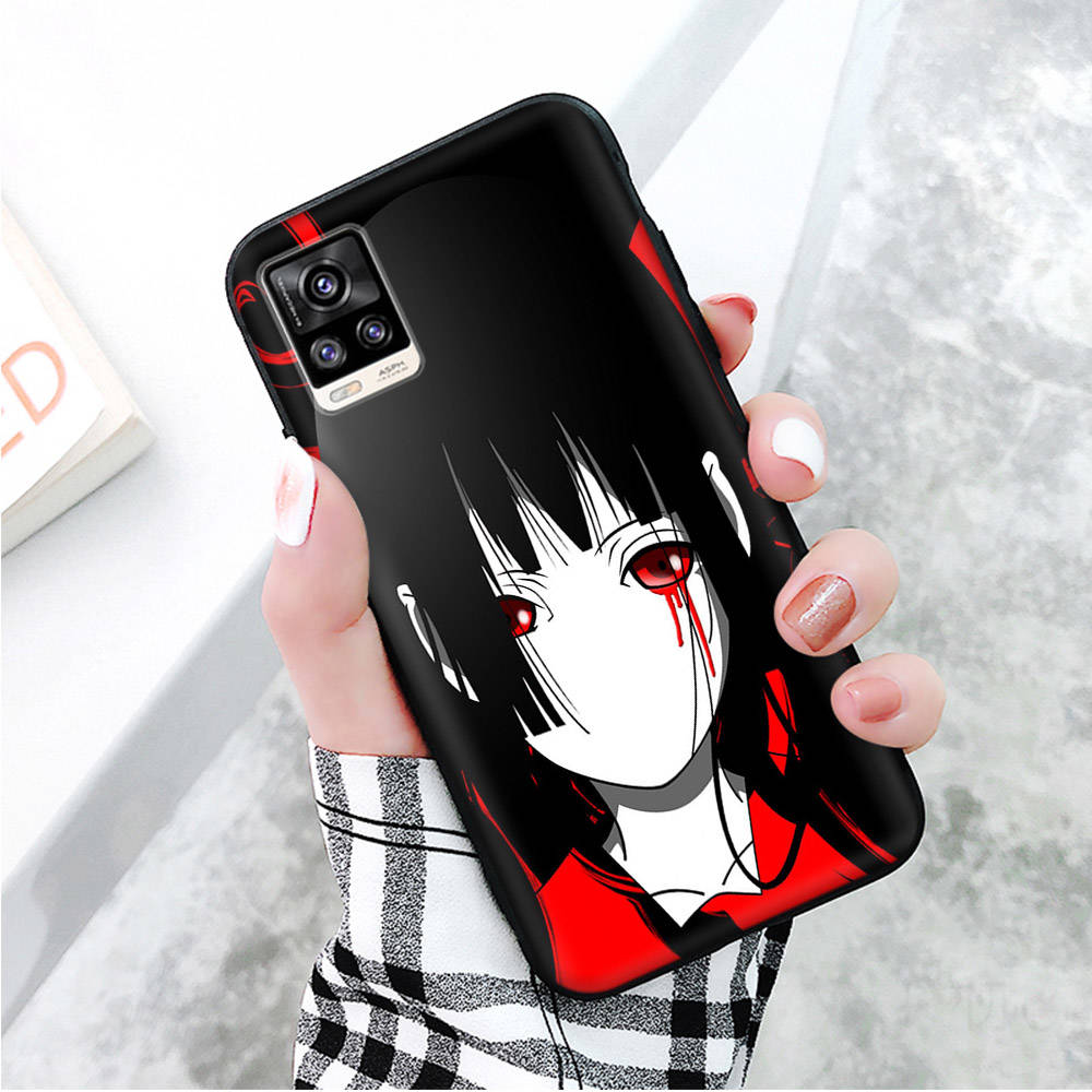 Black Case for Xiaomi Redmi 13C Note 9 iPhone XR 7 8 14 15 11 12 13 X XS Pro Max Samsung A25 S23 S24 FE Ultra Plus Hell Girl