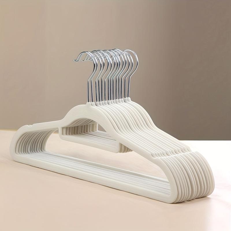 10 hochwertige, rutschfeste Kleiderbügel aus Samt zum Platzsparen. Kleiderschrank-Organizer zum Ordnen spezieller hängender Kleidung für den Hausgebrauch.