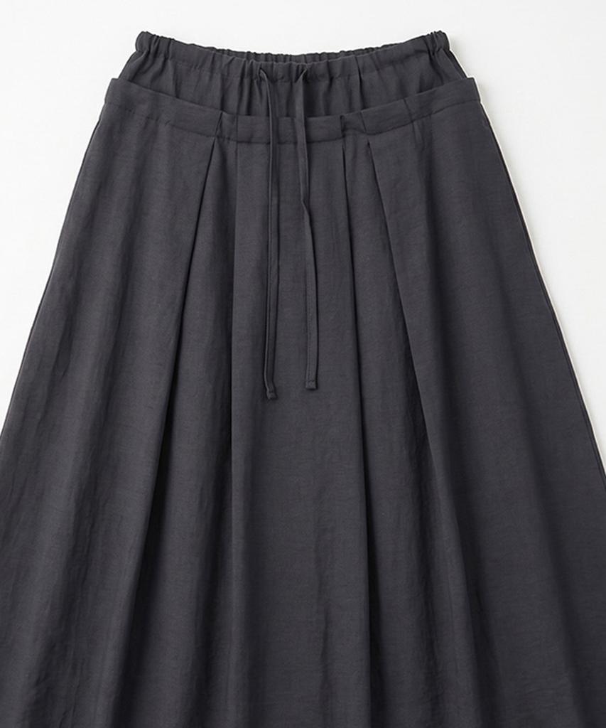 Eilubeu Pleated String Skirt Aasesk104A
