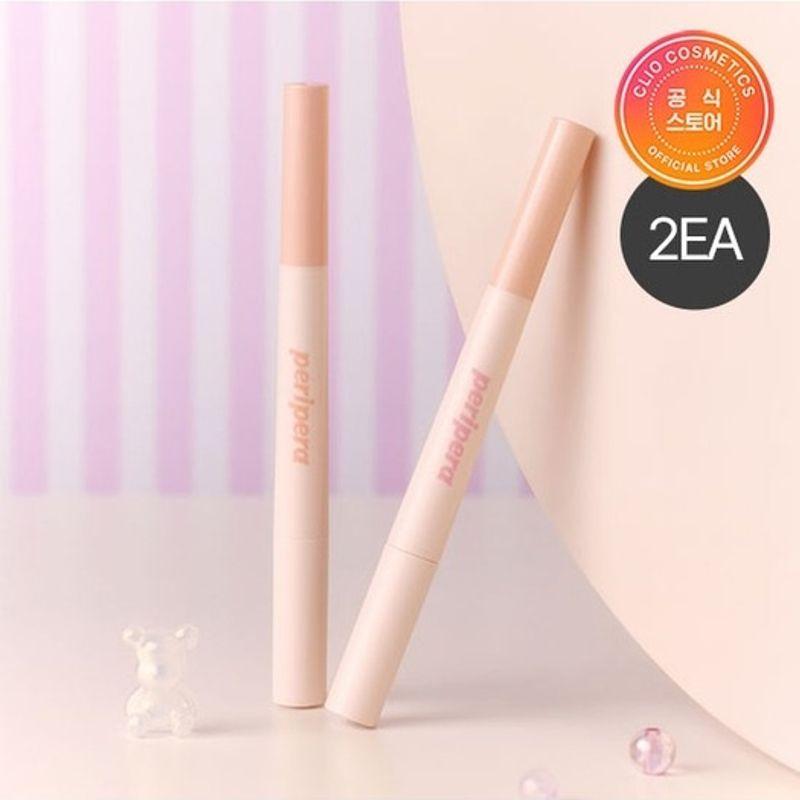 [1+1] Peripera Sugar Twinkle Duo Eye Stick Color 1-003 Glimmering Pink