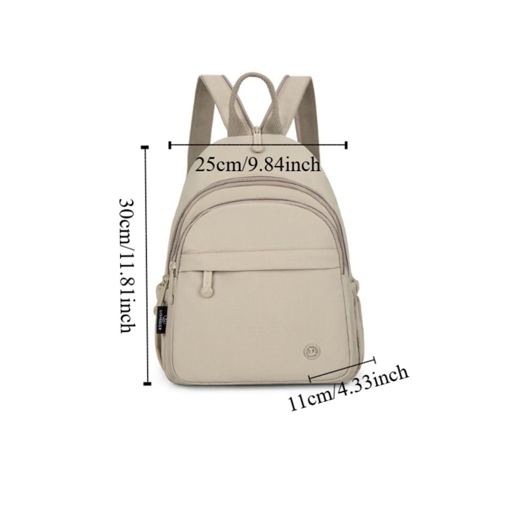 Waterproof Multipockets Casual Backpack Lightweight Minimalist Commuting Backpack  Unisex