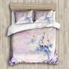 Flower Duvet Cover Botanical Leaves Reversible Floral Colorful Bedding Set Natural Plant Double Queen King Polyester Qulit Cover