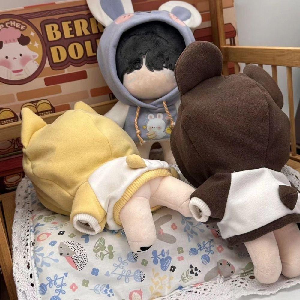 

Многоцветные толстовки с 3D ушками и хвостом, свитер с ушками животных, подарок, кукла, одежда, игрушка