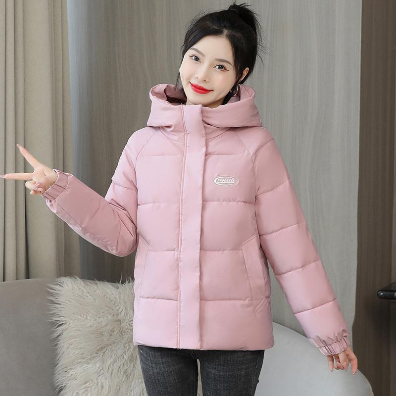 Down Cotton-padded Jacket Women's Short Winter Coat Jacket Short Hooded Cotton-padded Jacket