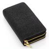 [Revetta] Stingray Leather Long Wallet, Galuchat, Large Capacity, 40 Card Slots, Black, Double Round Zipper, Men's Genuine Leather [191stw-2-a]