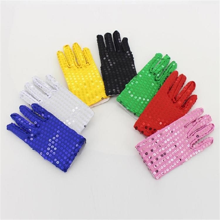 Christmas Party Sequins Gloves Kids Sequins Full Finger Singing Dacing Gloves