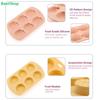 Fruit Shape Silicone Molds (Lemon/Strawberry/Watermelon) - 6-Cavity Baking Molds for Chocolate/Candy/Pudding