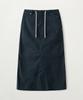 Seteo (W) Parachute Long Skirt Navy