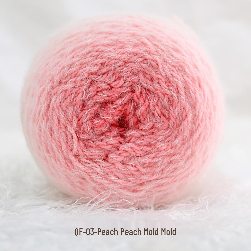 Gradient Long Pile Yarn Cake for Hand-knitting: Scarf, Clothing, Bouquets, and Seven-Star Blanket Materials