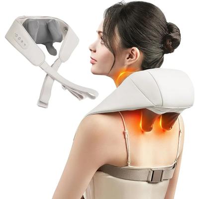 5D Kneten Shiatsu Massage Schal Hals Chiropraktik Massagegerät für Schulter Schmerzlinderung Heizung Nacken Massageador Massagem