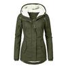 2021 Autumn/Winter Women's Solid Color Zipper Jacket with Pockets and Long Sleeves