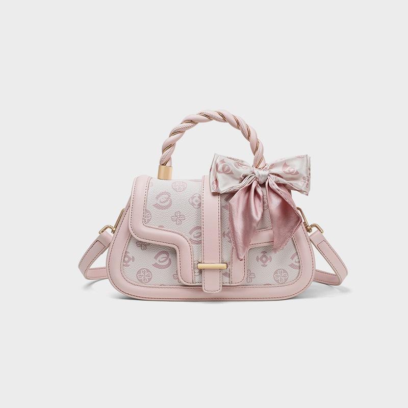 bag women s sweet presbyopia handbag small bag messenger bag women s bag embossed handbag high-end saddle bag