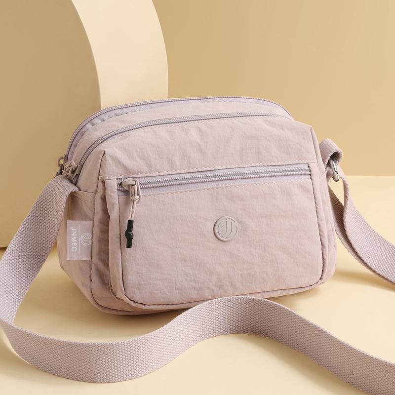 Lightweight Nylon Crossbody Bag for Women Casual Shoulder Handbag with Multi Pockets
