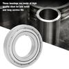 10pcs Steel High Speed Double Sided Sealed Deep Groove Ball Bearings (25 * 47 * 8mm)