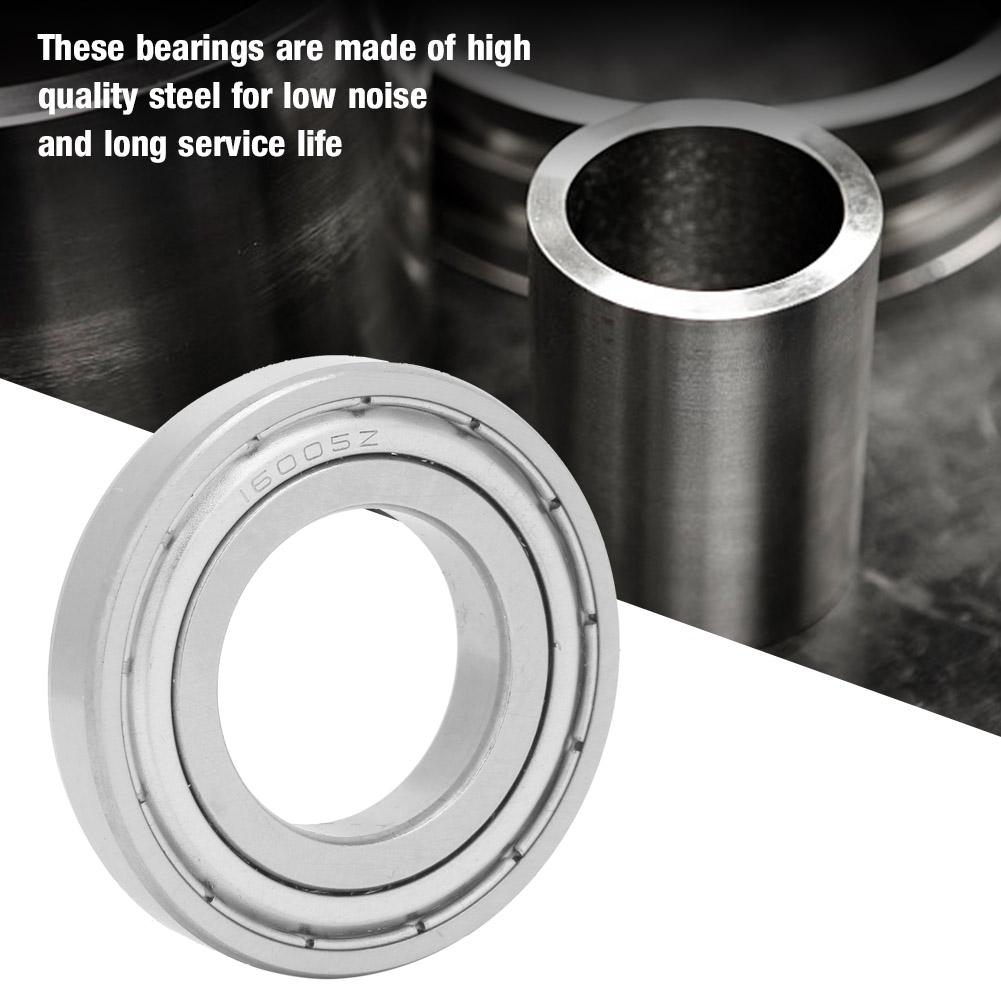 10pcs Steel High Speed Double Sided Sealed Deep Groove Ball Bearings (25 * 47 * 8mm)