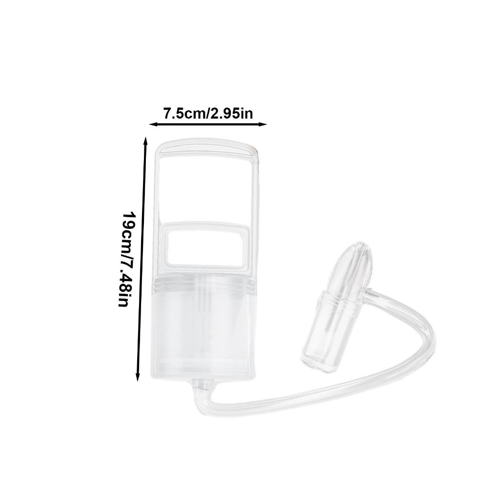 Non-invasive Baby Nasal Aspirator Manual Nose Suctioners Reusable Nose Sucker  for Baby