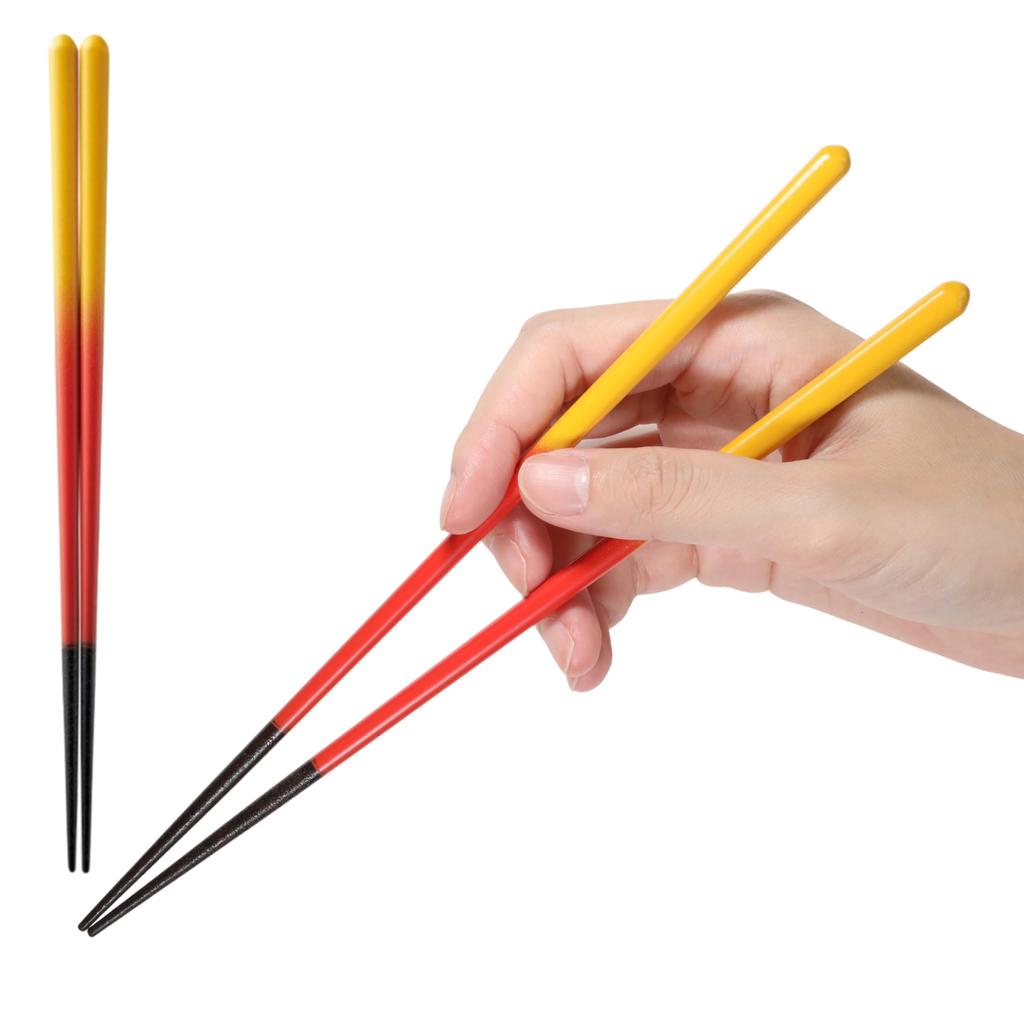 Hula Collection Colorful 23cm Dishwasher Safe Coating Keeps Its Look for Stylish Fuji [Japanese Chopsticks] Thin, Easy-to-Use, Non-Slip Chopsticks,