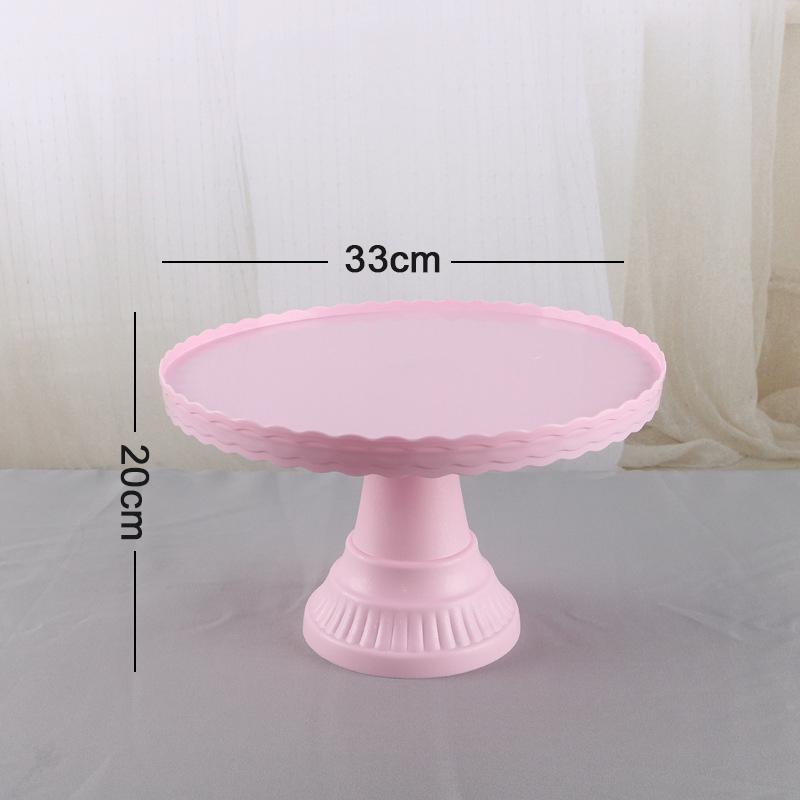 1PC Dessert Cake Stand Tray for Afternoon Tea Wedding Birthday Party Display Cold Meal Tea Break Elegant Tableware Accessory