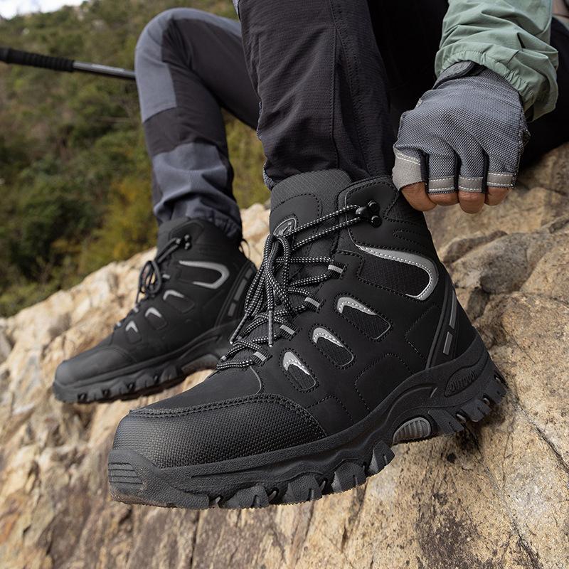 New hiking shoes four seasons hiking boots medium and high top outdoor shoes for