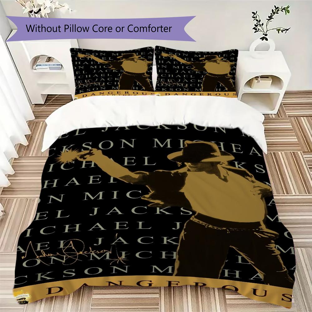 Michael Jackson Dangerous World Tour Threepiece Set Without Core 1 Duvet Cover 2 Pillowcase Without Core Duvet Cover And Pillowcase