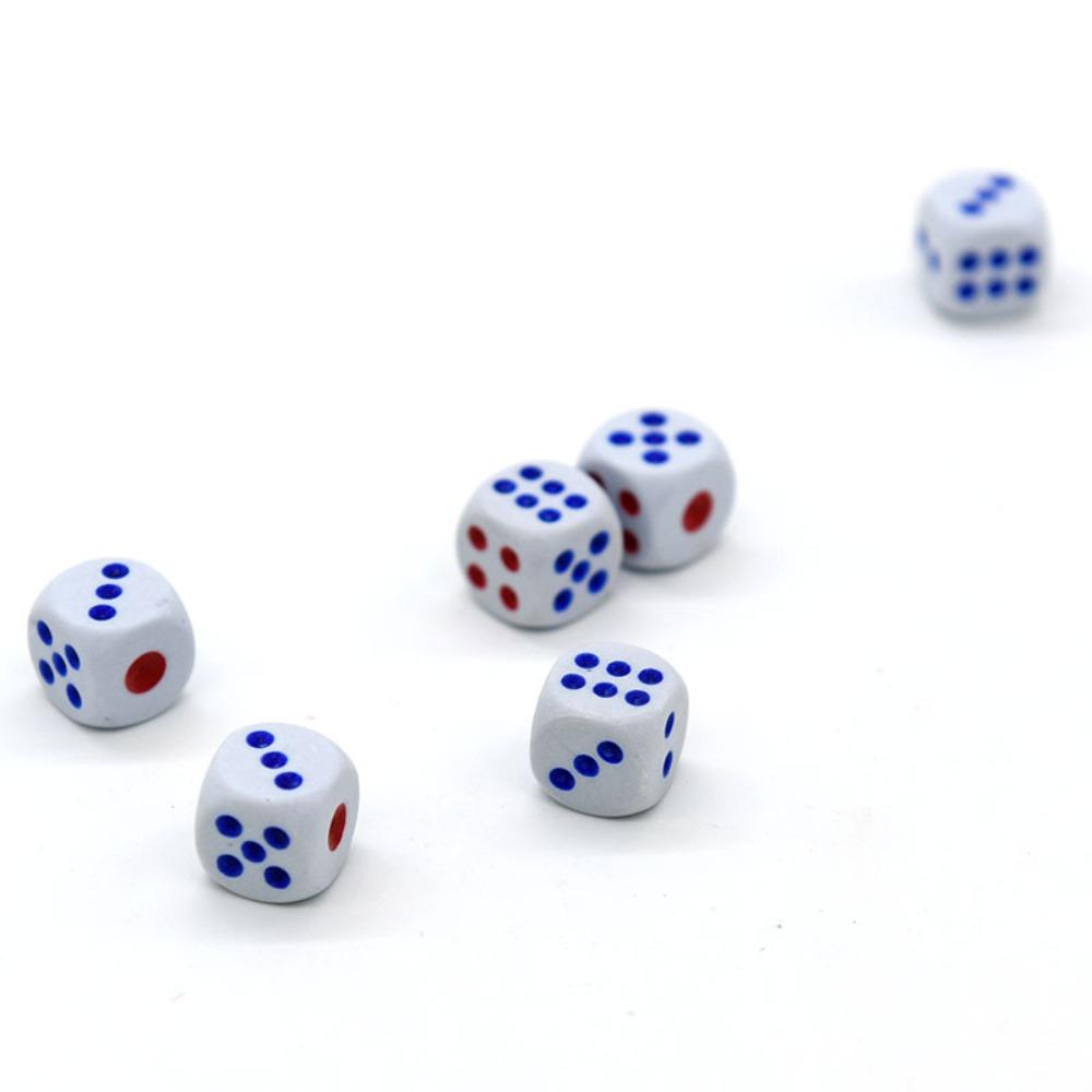 

Bar Nightclub Funny Tools Playing Games Six Sided Dice Entertainment Tools White Gaming Dice