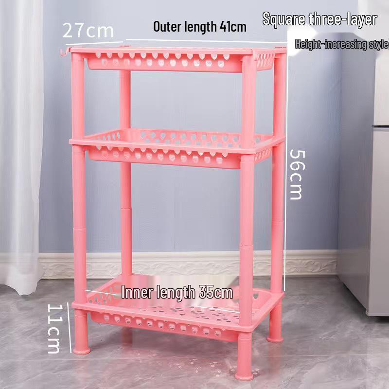 Multi-layer Storage Rack for Kitchen and Bathroom