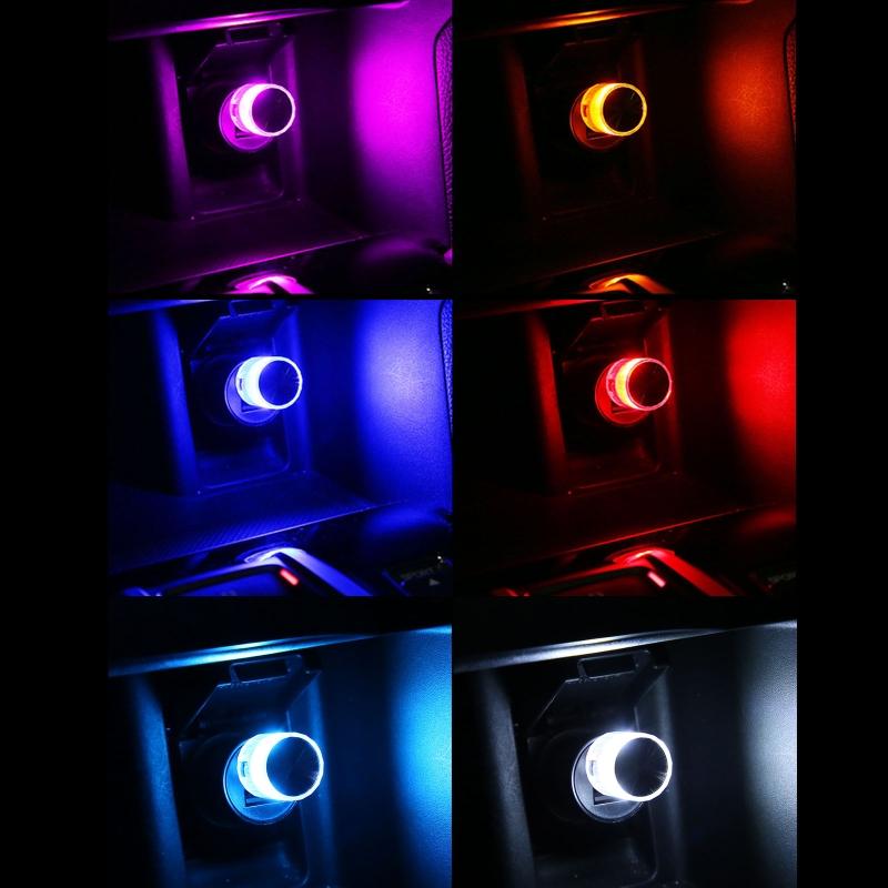 USB LED Car Interior Atmosphere Lamp Night Led Decoration Mini USB Light Ambient Lighting Car Styling Light