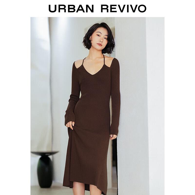 

UR Women s V-Neck Halter Knit Dress M