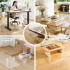 Chair Mat VOTUDX Floor Mat Transparent 130x160cm Thickness PVC Scratch Resistant 1.5mm