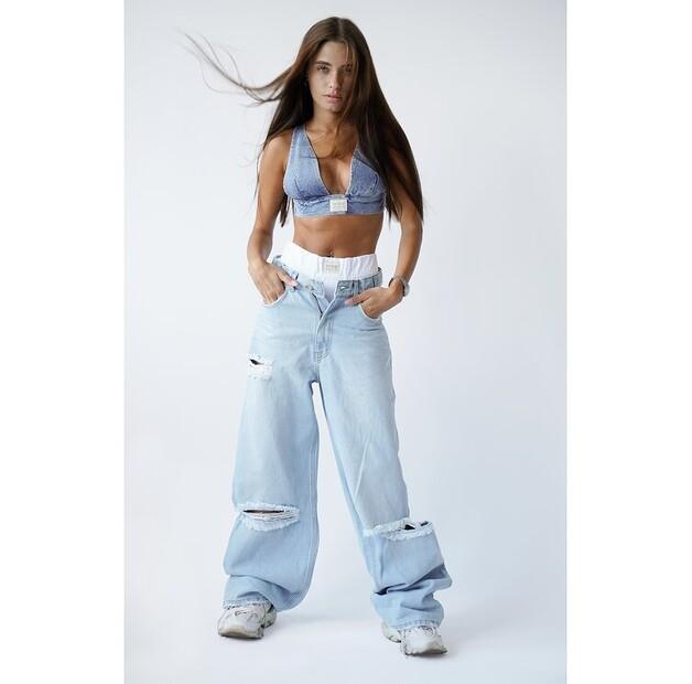 MissDenim Baggy Fit Trousers