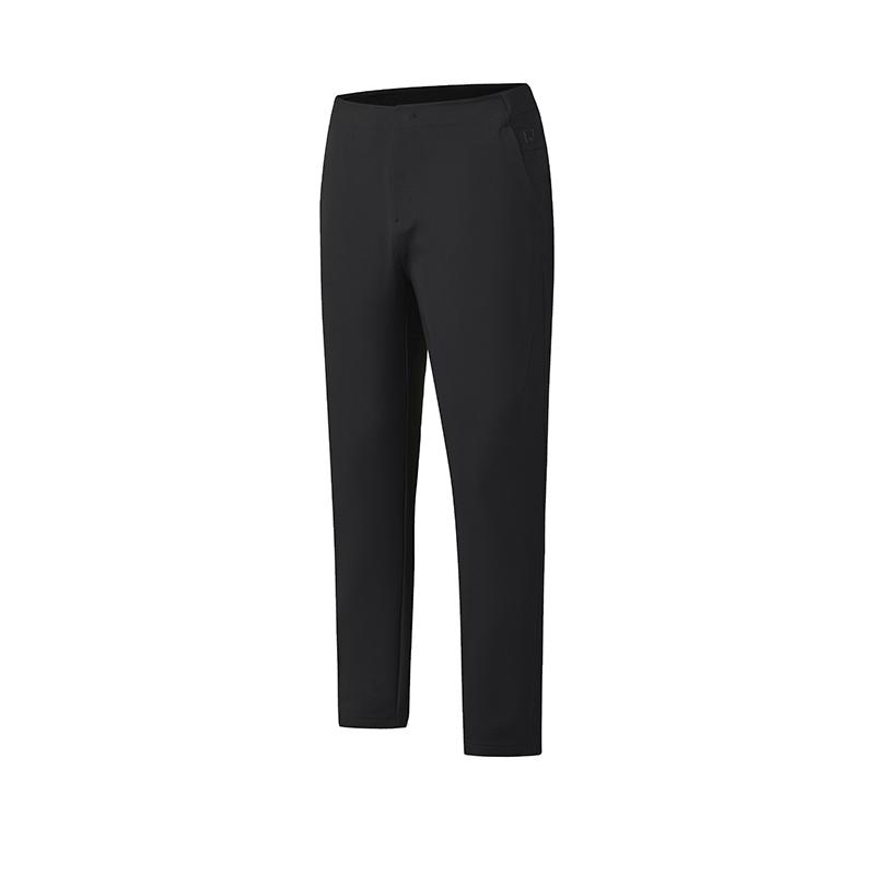 

FILA Fleece Lined Classic Simple Fashion Sports Golf Versatile Woven Casual Pants Men bottoms Deep-Black A11M615810FBK L