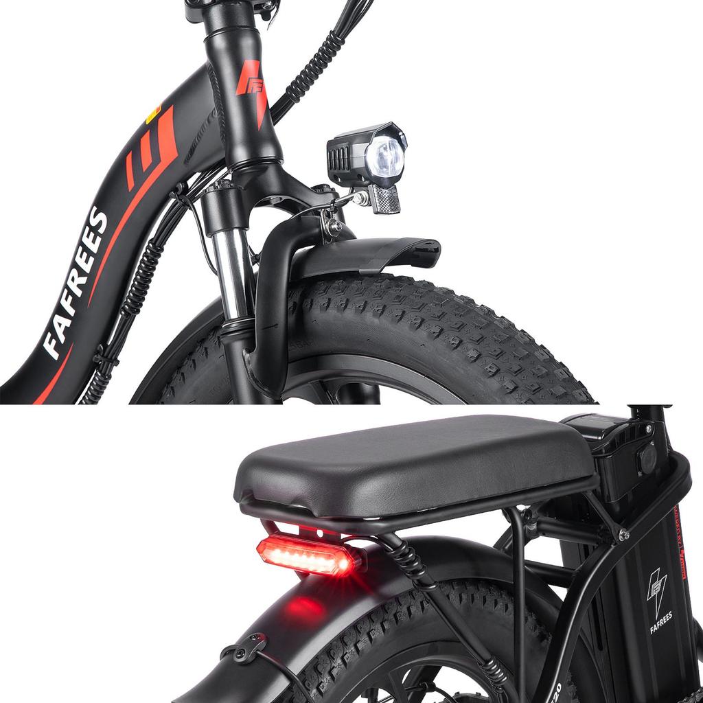 Electric Bike Foldable FAFREES F20 20" 250W Motor City Electric Bicycle Top Speed 25Km/h Range 100Km Load 130Kg