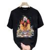 Men'S T-Shirt Trendy Brand Printed Top Light Luxury Fashion Casual Round Neck Short-Sleeved T-Shirt Ruffian Handsome T-Shirt