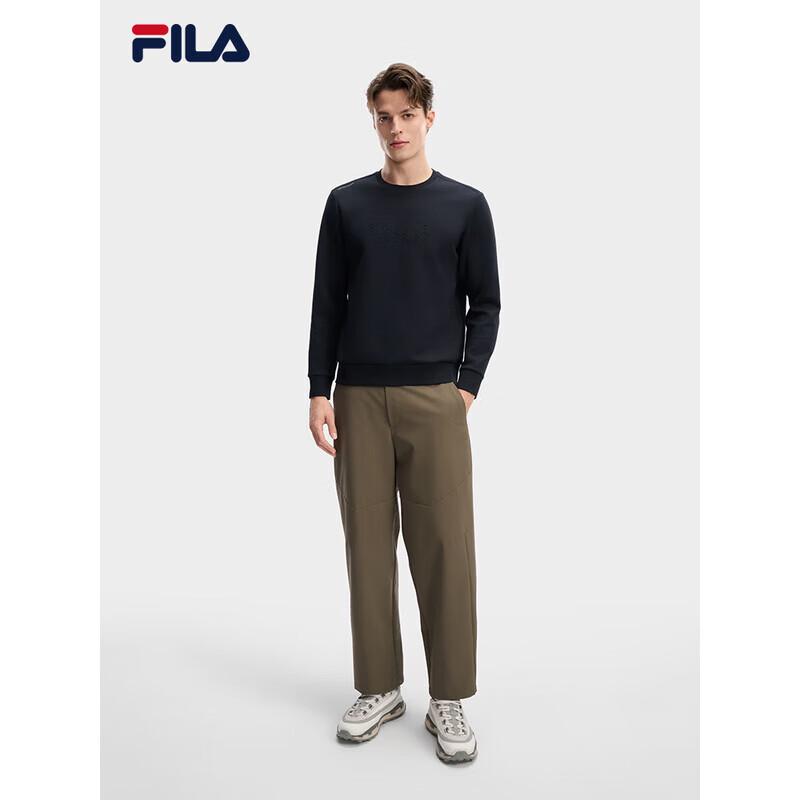 FILA Men's Knit Pullover Sweatshirt