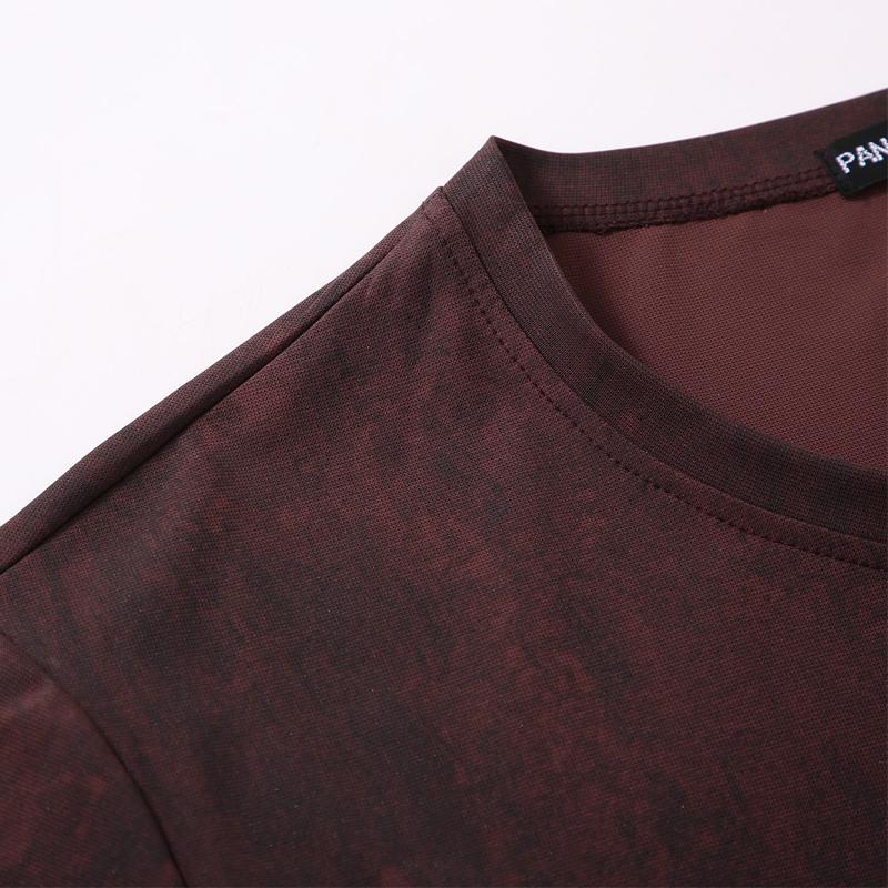 4XL-12XL Nadměrné velikosti Pánská trička Letní Vintage oblečení Módní trička Oversize Tričko s krátkým rukávem
