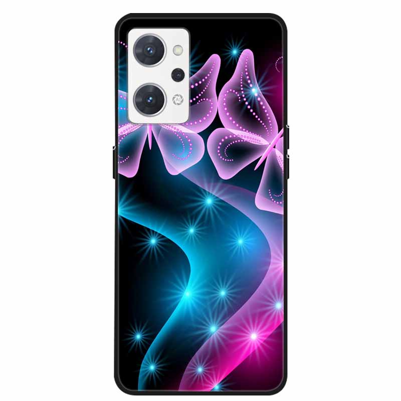For Oppo Reno 7A 9A Case Phone Cover Soft Silicone Shockproof TPU Funda On For Oppo Reno9 A 5G Protection Capa Reno7 A / Reno9A